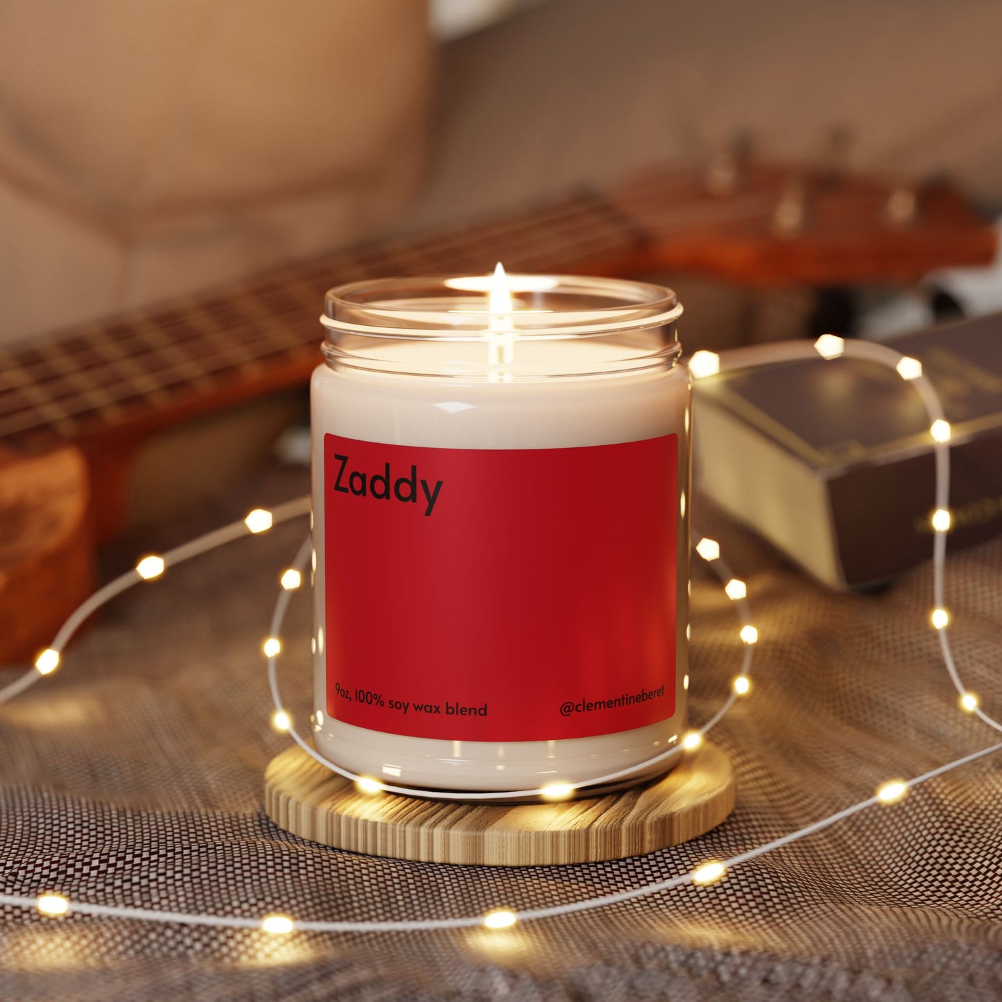 Zaddy Sea Salt + Orchid Scented Soy Candle - 9oz