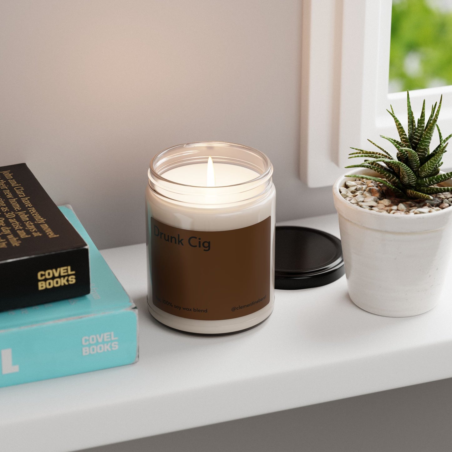 Drunk Cig Cinnamon Vanilla Scented Soy Candle - 9oz