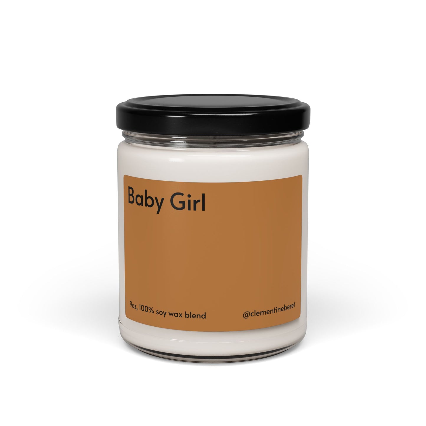Baby Girl Coconut Cream + Cardamom Scented Soy Candle - 9oz