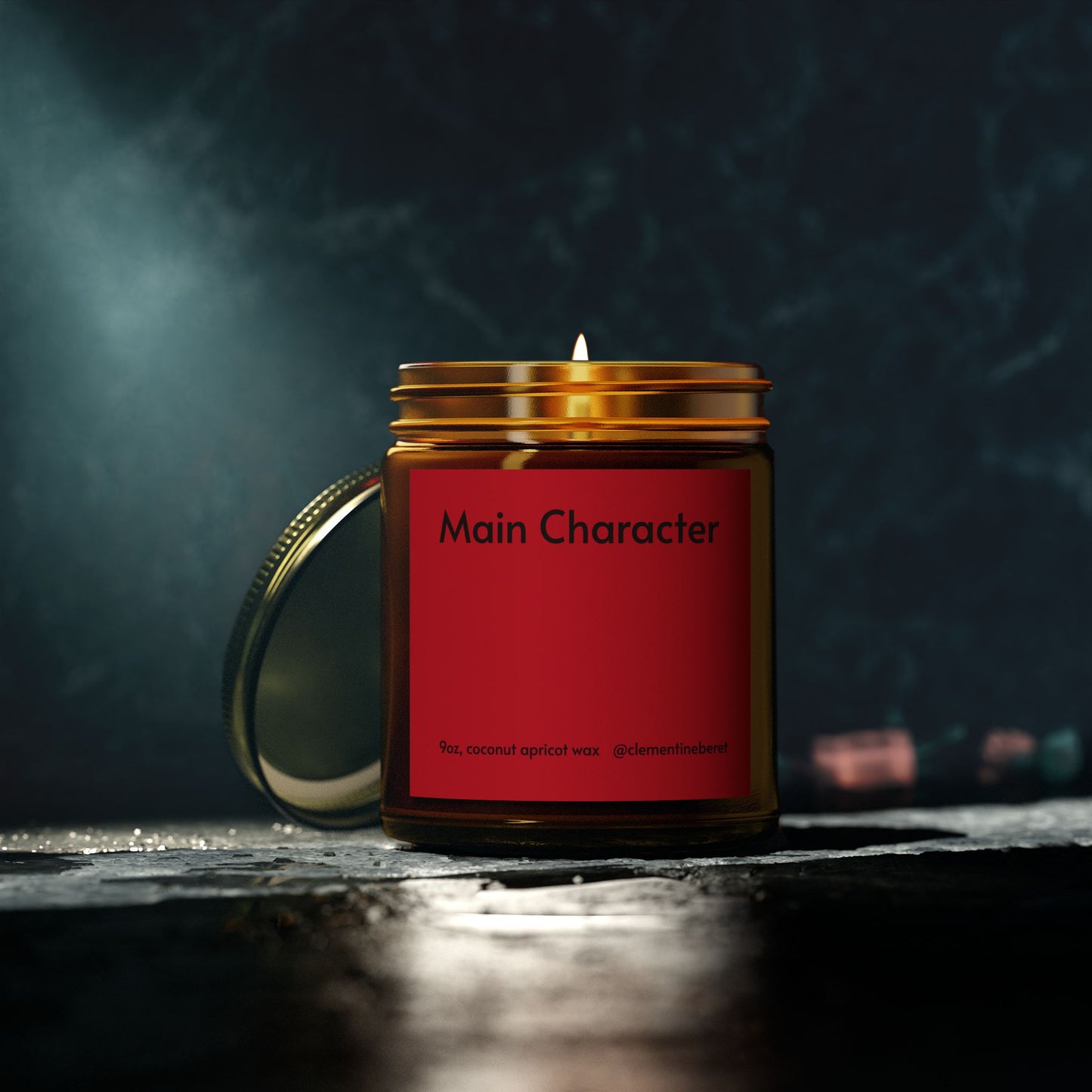 Main Character Cinnamon Chai Scented Coconut Apricot Wax Candle - 9oz