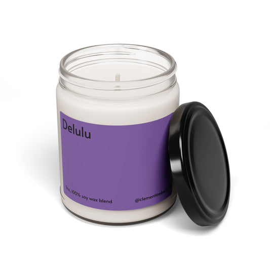 Delulu White Sage + Lavender Scented Soy Candle - 9oz