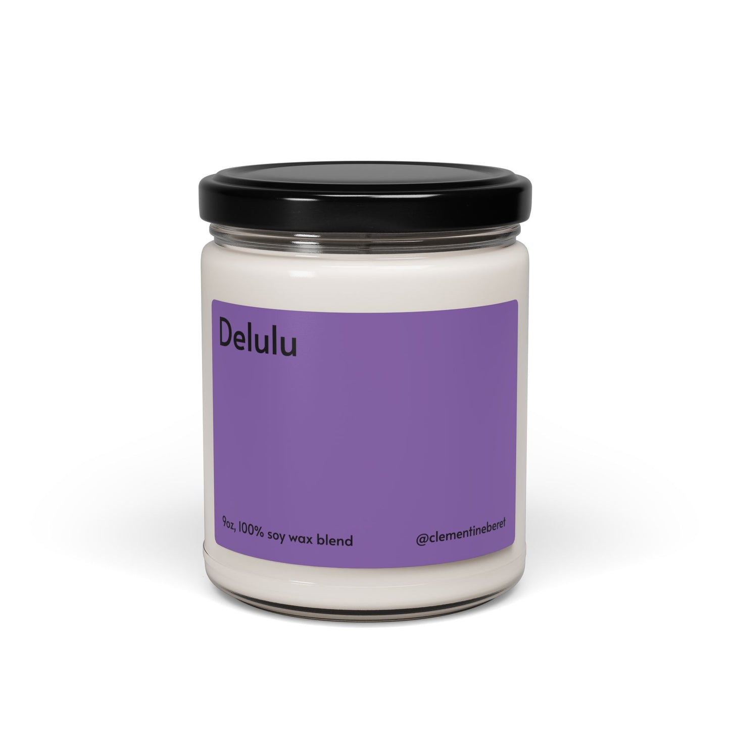 Delulu White Sage + Lavender Scented Soy Candle - 9oz