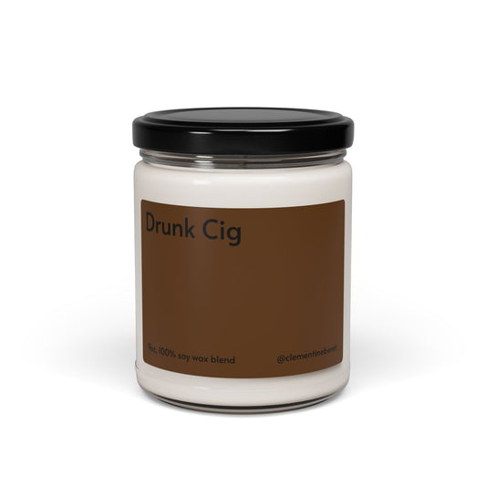 Drunk Cig Cinnamon Vanilla Scented Soy Candle - 9oz